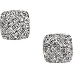 14K White Gold Diamond Earringswhite 