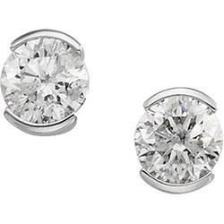 14K Yellow Gold Diamond Stud Earrings - 0.50 ctwyellow 