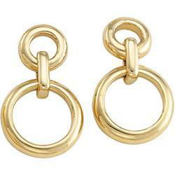 14K Yellow Gold Metal Fashion Earringsyellow 