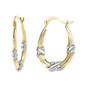 14K Yellow Gold Hoop Earringsyellow 