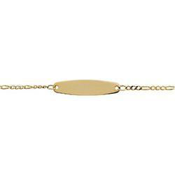 14K Yellow Gold Id Braceletyellow 