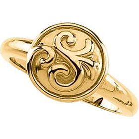 14K Yellow Gold Metal Fashion Ringyellow 