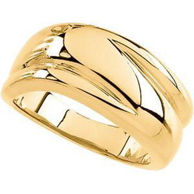 14K Yellow Gold Metal Fashion Ringyellow 