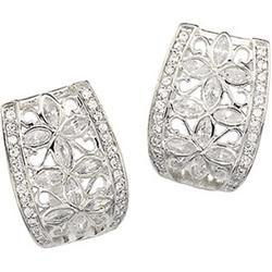 Sterling Silver Cubic Zirconia Earringssterling 