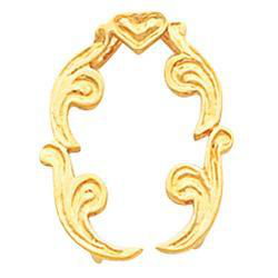 14K Yellow Gold Charm Enhanceryellow 