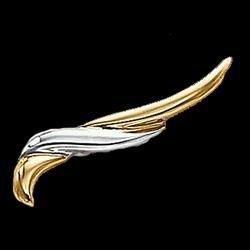 14K Two Tone Gold Ear Trimtwo 