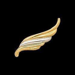 14K Two Tone Gold Ear Trimtwo 