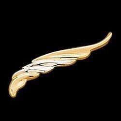 14K Two Tone Gold Ear Trimtwo 