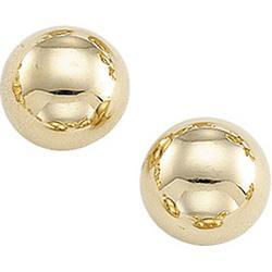 14K Yellow Gold Half Ball Earringsyellow 