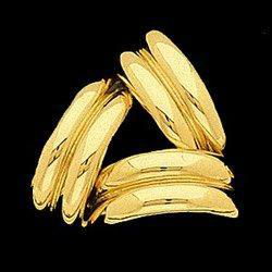 14K Yellow Gold Knot Earringsyellow 
