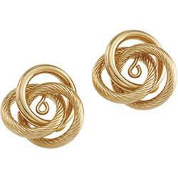 14K Yellow Gold Knot Earrings Jacketyellow 