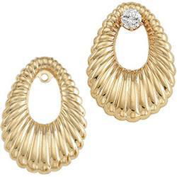 14K Yellow Gold Design Earrings Jacketyellow 