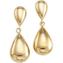 14K Yellow Gold Dangle Earringsyellow 