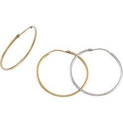 14K Yellow Gold Hoop Earringsyellow 