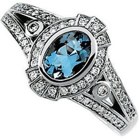 14K White Gold Diamond Semi Mount Engagement Ringwhite 