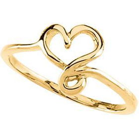 14K White Gold Metal Fashion Ringwhite 