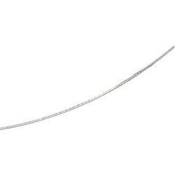 Platinum Solid Diamond Cut Snake Chain - 20 inchesplatinum 
