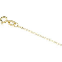 14K Yellow Gold Solid Flat Anchor Chain - 18 inchesyellow 
