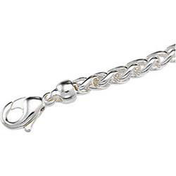 Sterling Silver Solid Wheat Chain - 18 inchessterling 