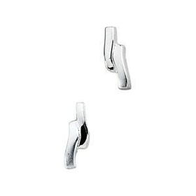 Sterling Silver Button Earringssterling 