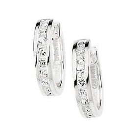 Sterling Silver Cubic Zirconia Earringssterling 