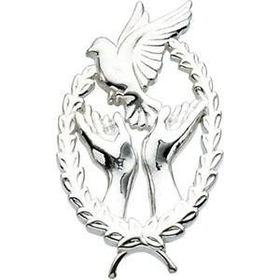 Sterling Silver Remembrance Lapel Pinsterling 