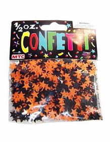 0.5 oz Confetti Stars Orange and Black Case Pack 72confetti 