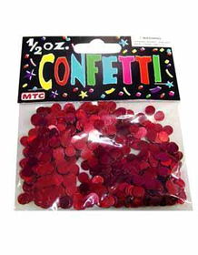0.5 oz Confetti Dot Metallic Red Case Pack 72confetti 