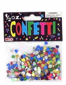 0.5 oz Confetti Heart Metallic Case Pack 72confetti 