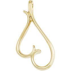 14K Yellow Gold Metal Fashion Pendantyellow 