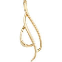 14K Yellow Gold Metal Fashion Pendantyellow 