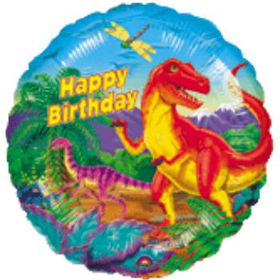 18" H.B. Dinosaur Party - Foil Balloon Case Pack 25dinosaur 