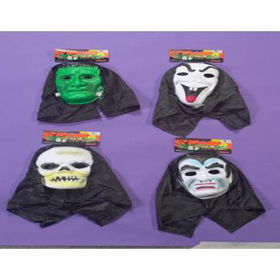 Halloween Mask With Black Hood Case Pack 96halloween 