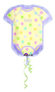 Baby Things - Onesie Helium Shape - Foil Balloon Case Pack 5baby 