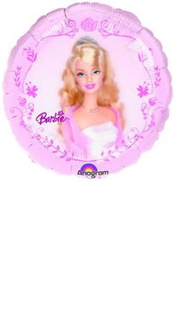 18" Barbie Princess Portrait - Foil Balloon Case Pack 25barbie 