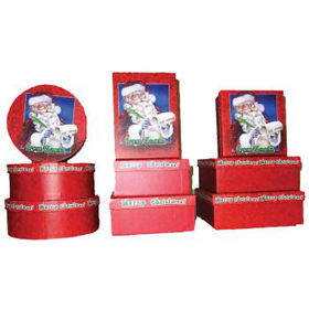 christmas nested gift box Case Pack 72christmas 