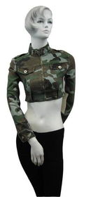 Women's Army Style Jacket Case Pack 12women 