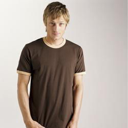 24100 24100 American Apparel Fine Jersey Ringer Teeamerican 