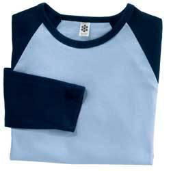 4353 4353 American Apparel 1x1 Baby-Rib Contrast Baseballamerican 