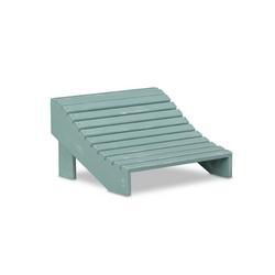 Adirondack footrest- Beach Blue w/White Glazeadirondack 