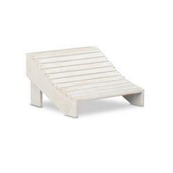 Adirondack footrest- BeachWhite w/Khaki Glazeadirondack 