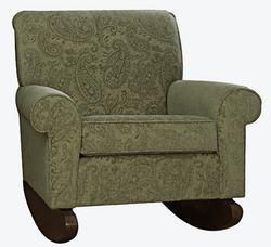Upholstered Oxford Club Rockerupholstered 
