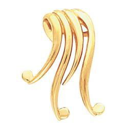 14K Yellow Gold Chain Slideyellow 