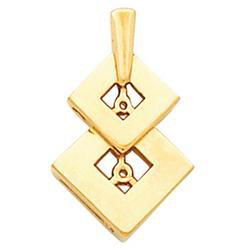 14K Yellow Gold Freeform Pendantyellow 