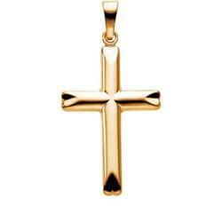 14K Yellow Gold Cross Pendantyellow 