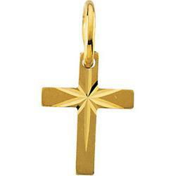 14K Yellow Gold Child's Star Cross Pendantyellow 