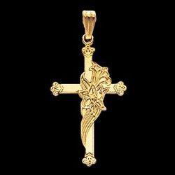 14K Yellow Gold Cross Pendantyellow 
