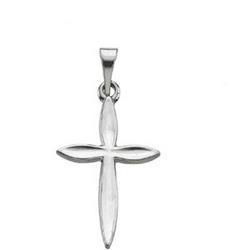 14K Yellow Gold Cross, Raw, No Bailyellow 