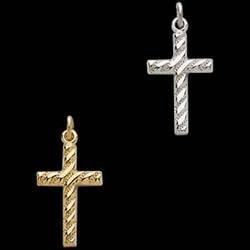 Yellow Gold Filled Cross Pendantyellow 