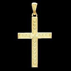 14K Yellow Gold Cross Pendantyellow 
